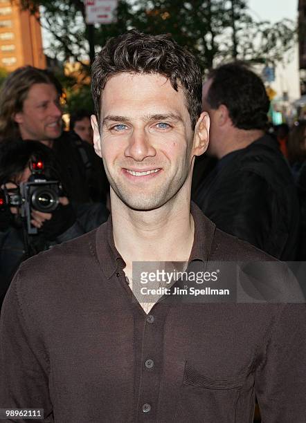 Actors Justin Bartha attends the "Holy Rollers" premiere at Landmark's Sunshine Cinema on May 10, 2010 in New York City.