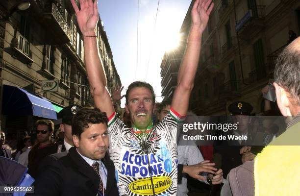 Th Milan - San Remo 2002, Cipollini Mario, Joie, Vreugde, Celebration /World Cup Race, Course Coupe Du Monde, Wereldbeker Wedstrijd, Milaan, Milano,