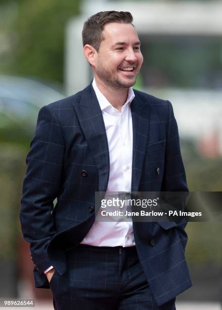 Actor Martin Compston attends the installation ceremony of musician Annie Lennox as the new Chancellor of Glasgow Caledonian University, Glasgow.