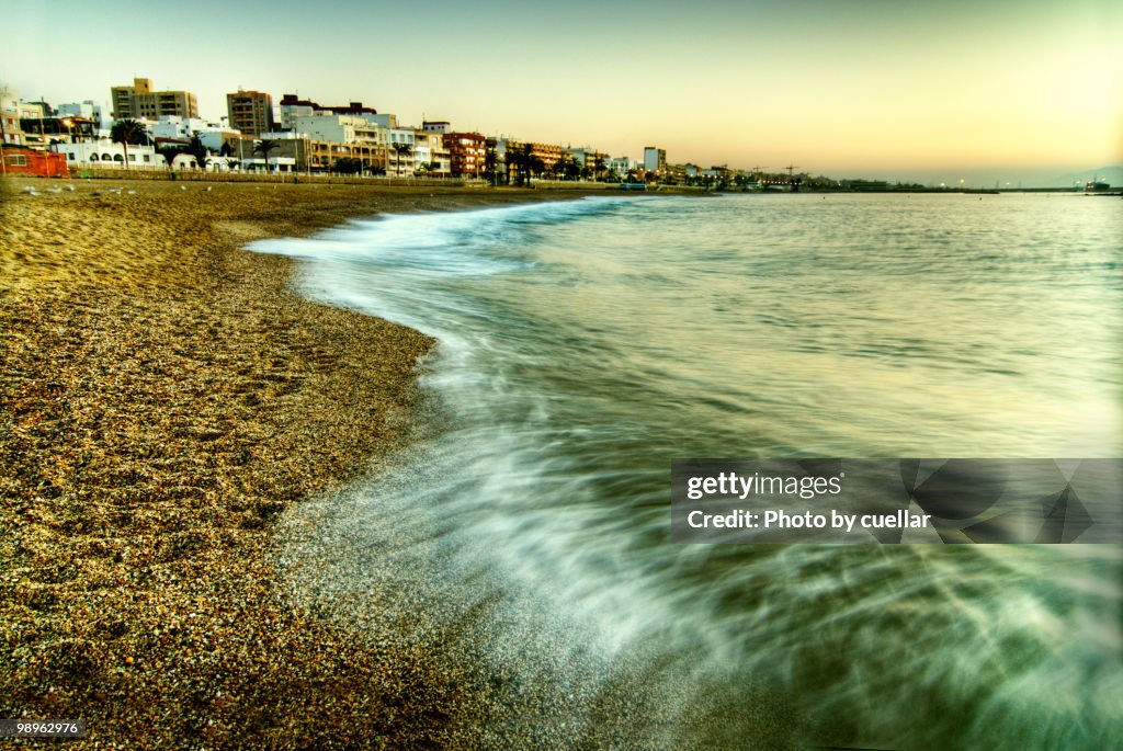 The sleeping beach