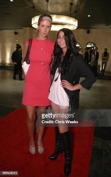 Victoria Hervey and Courtenay Semel attend a party for "Haute & Bothered" Season 2 hosted by LG Mobile at the Thompson Hotel on May 10, 2010 in...