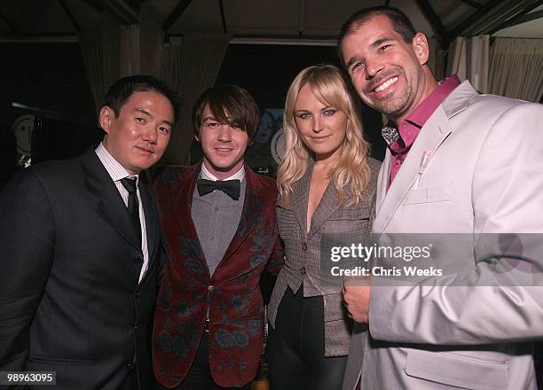 Malin Akerman and guests attend a party for "Haute & Bothered" Season 2 hosted by LG Mobile at the Thompson Hotel on May 10, 2010 in Beverly Hills,...