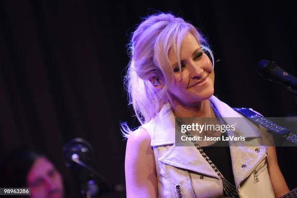 Martie Maguire of The Court Yard Hounds performs at The Grammy Museum on May 10, 2010 in Los Angeles, California.