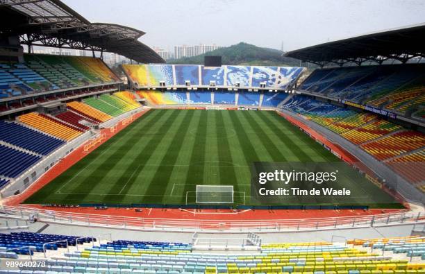 World Cup 2002, Preview /Suwon Stadium, South Korea, Coree Du Sud, Stade, Stadion, Illustration, Illustratie,