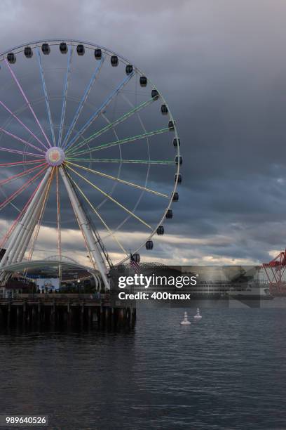 seattle - elliott bay bildbanksfoton och bilder