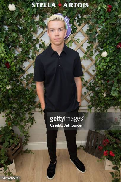 Stella Artois hosts Will Poulter at The Championships, Wimbledon as the Official Beer of the tournament at Wimbledon on July 2, 2018 in London,...