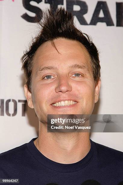 Mark Hoppus of Blink 182 attends the screening and release party for All Time Low's "Straight To DVD" at The Music Box on May 10, 2010 in Hollywood,...