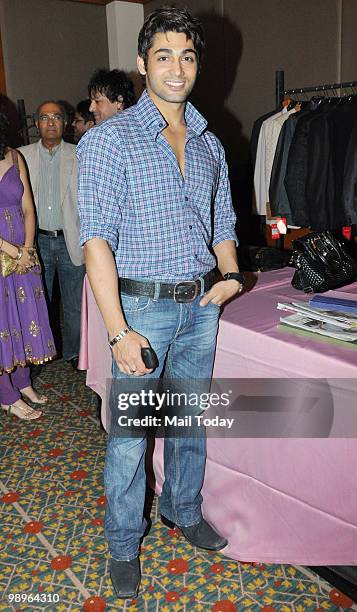 Ruslaan Mumtaz at a wedding fair called Shagun 2010 in Mumbai on May 9, 2010 .
