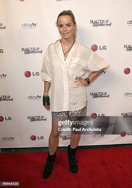 Actress Taryn Manning arrives at the "Haute And Bothered" Season 2 Launch Party at Thompson Hotel on May 10, 2010 in Beverly Hills, California.