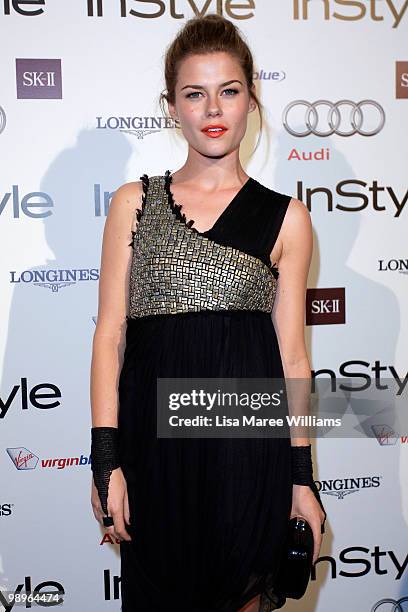 Australian actress Rachael Taylor attends the InStyle and Audi Women of Style Awards at Australian Technology Park on May 11, 2010 in Sydney,...