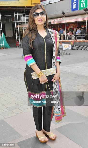 Alka Yagnik at an event in Mumbai on May 7, 2010 .