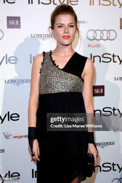 Australian actress Rachael Taylor attends the InStyle and Audi Women of Style Awards at Australian Technology Park on May 11, 2010 in Sydney,...