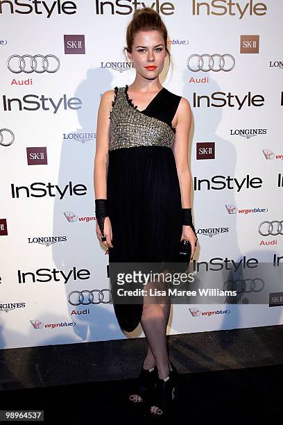 Australian actress Rachael Taylor attends the InStyle and Audi Women of Style Awards at Australian Technology Park on May 11, 2010 in Sydney,...