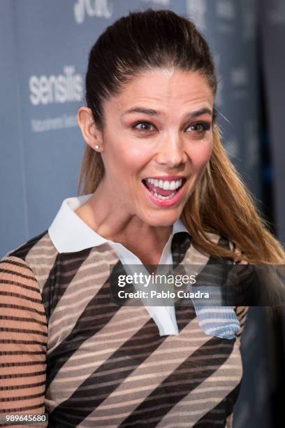 Actress Juana Acosta attends the 'Jefe' photocall at 'Palacio de la Prensa' on July 2, 2018 in Madrid, Spain.