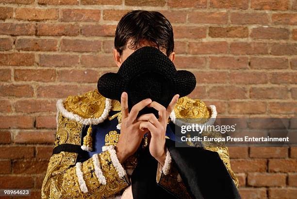 Tomasito prepares for his fight at the San Isidro Fair - Day 4 - on May 10, 2010 in Madrid, Spain.