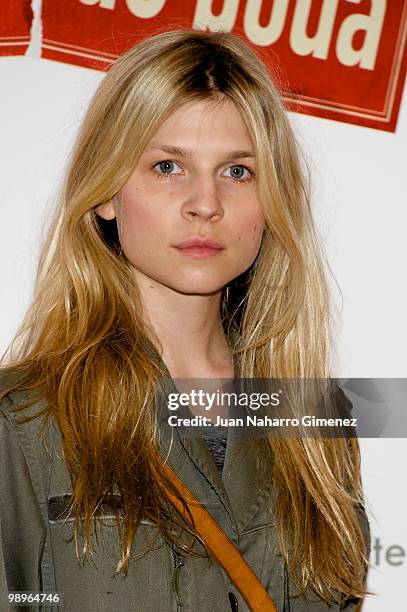 French actress Clemence Poesy attends the 'El pastel de boda' photocall at Palaafox Cinema on May 11, 2010 in Madrid, Spain.