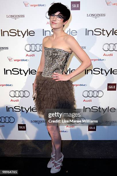 Megan Washington attends the InStyle and Audi Women of Style Awards at Australian Technology Park on May 11, 2010 in Sydney, Australia.