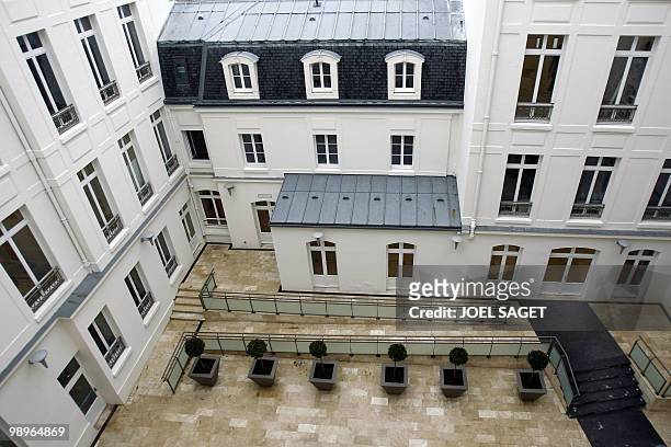 View of the new headquarters of the Francophony international organisation on May 11, 2010 in Paris. According to the Observatoire de la Langue...