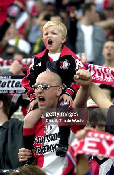 Feyenoord - B. Dortmund /Illustration, Illustratie, Fans, Supporters, Hooligans, Borussia, Finale,