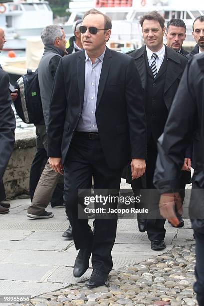 Kevin Spacey is seen while filming for IWC on May 8, 2010 in Portofino, Italy.