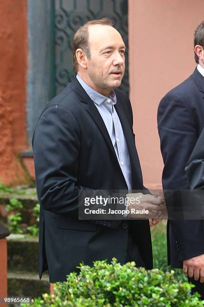 Kevin Spacey seen while filming for IWC on May 8, 2010 in Portofino, Italy.