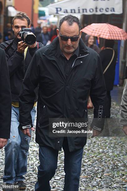 Jean Reno is seen while filming for IWC on May 8, 2010 in Portofino, Italy.
