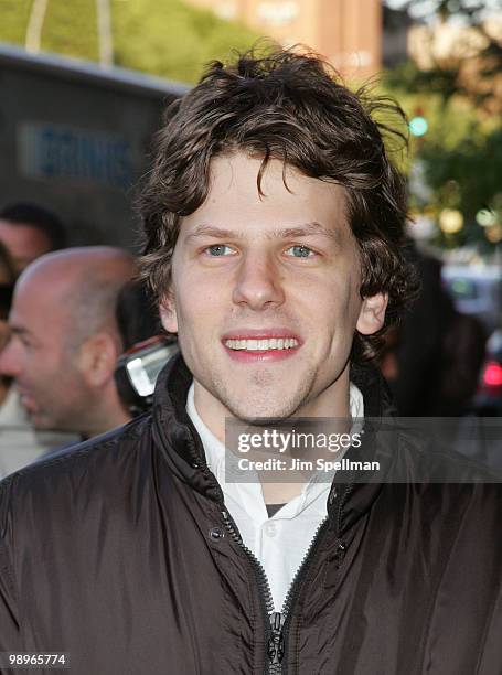 Actor Jessie Eisenberg attends the "Holy Rollers" premiere at Landmark's Sunshine Cinema on May 10, 2010 in New York City.