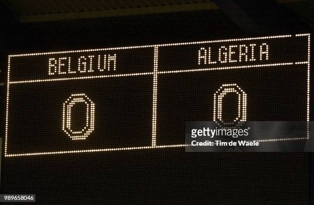 Belgium - Algeria, Friendly /Score, Resultat, Resultaat, Result, Algerije, Algerie, Diables Rouges, Red Devils, Rode Duivels,