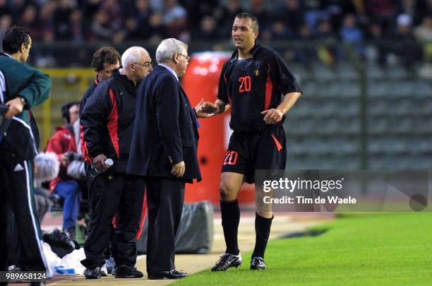 Belgium - Algeria, Friendly /Waseige Robert, Strupar Branko, Blessure, Injury, Gewond, Algerije, Algerie, Diables Rouges, Red Devils, Rode Duivels,