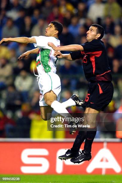 Belgium - Algeria, Friendly /Bezaz Yacine, Peeters Jacky, Algerije, Algerie, Diables Rouges, Red Devils, Rode Duivels,