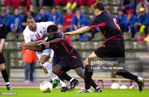 Belgium - Algeria, Friendly /Drioueche Nouredine, Mpenza Mbo, Simons Timmy, Algerije, Algerie, Diables Rouges, Red Devils, Rode Duivels,