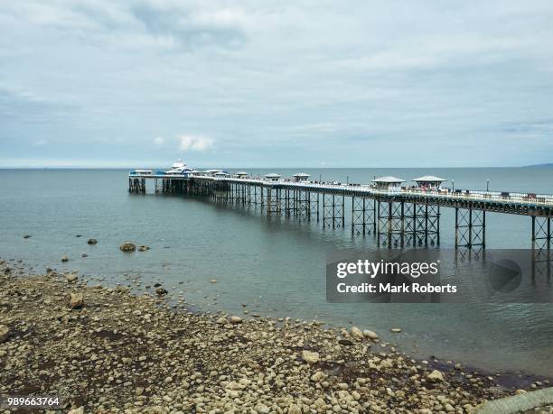 llandudno pier - llandudno stock-fotos und bilder