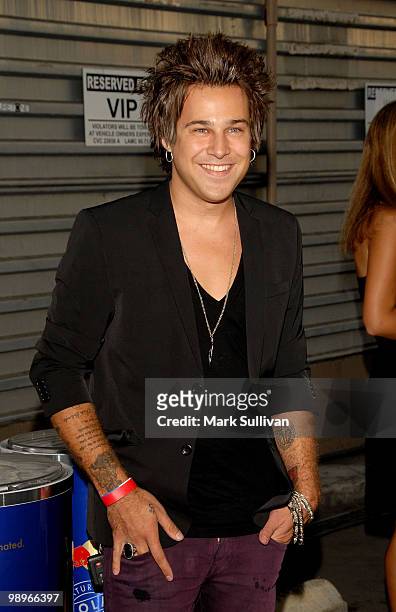Musician Ryan Cabrera arrives at the X-Games "Red Bull Toasted" Action Sports party honoring icon Travis Pastrana at Avalon on July 28, 2009 in...