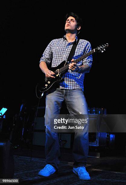 John Mayer performs onstage during the "Battle Studies" tour at JCB Hall on May 11, 2010 in Tokyo, Japan.