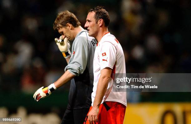 Tunisia - Belgium, World Cup 2002 /Deception, Teleurstelling, Vanderhaeghe Yves, De Vlieger Geert, Tunisie, Diables Rouges, Red Devils, Rode Duivels,...