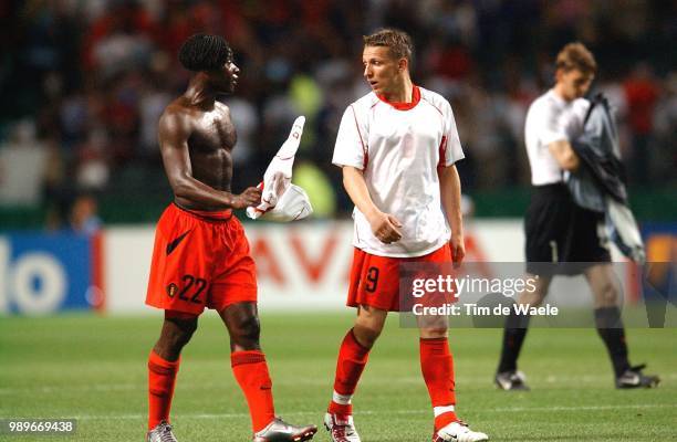 Tunisia - Belgium, World Cup 2002 /Deception, Teleurstelling, Mpenza Mbo, Sonck Wesley, De Vlieger Geert, Tunisie, Diables Rouges, Red Devils, Rode...