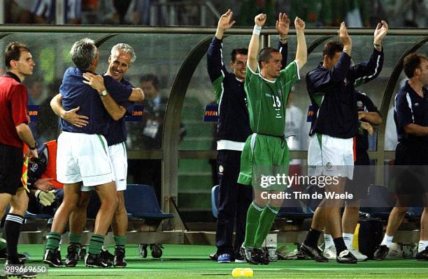 Saudi Arabia - Ireland, World Cup 2002 /Joie, Celebration, Vreugde, Mc Carthy Mick, Kelly Gary, Arabie, Saudia, Irlande, Ierland, Republic,...