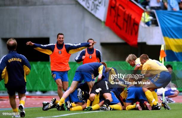 Sweden - Argentina, World Cup 2002 /Joie, Vreugde, Celebration, Svensson Anders /Suede, Zweden, Argentine, Argentinie, Copyright Corbis,