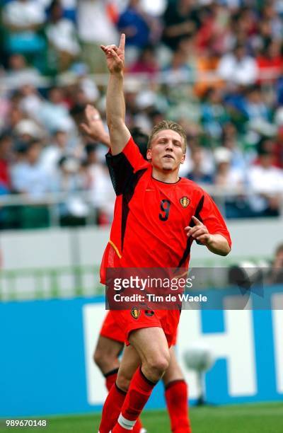 Belgium - Russia, World Cup 2002 /Joie, Vreugde, Celebration, Sonck Wesley, Belgie, Belgique, Russie, Rusland, Coupe Du Monde, Red Devils, Rode...