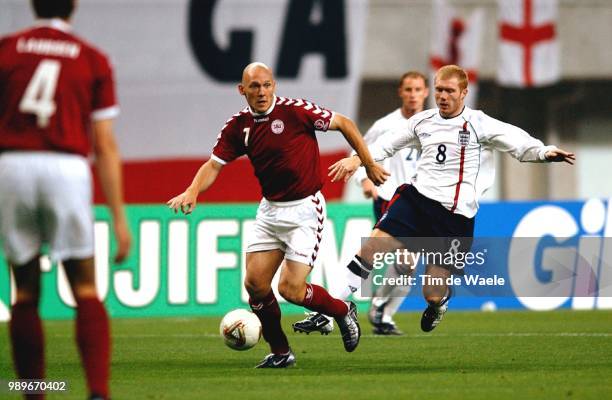 Denmark - England, World Cup 2002 /Gravesen Thomas, Scholes Paul, Angleterre, United Kingdom, Engeland, Danmark, Denemarken, 1/8 Finals, 1/8 Finales,...