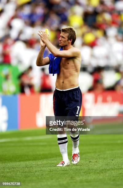 Final England - Brazil, World Cup 2002 /David Beckhambrazilie, United Kingdom, Angleterre, Br?Sil, Bresil, Copyright Corbis, W<Ww.Iso-Sport.Be