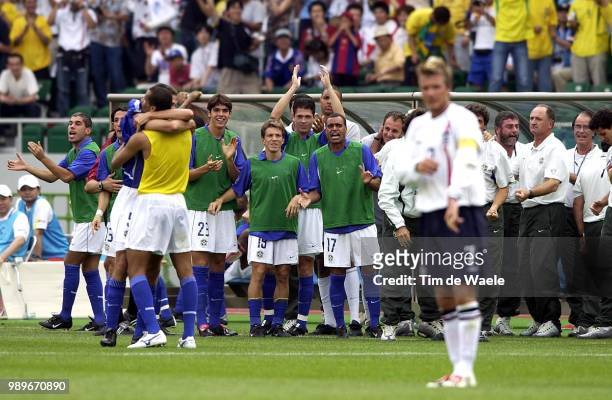 Final England - Brazil, World Cup 2002 /Joie Vreugde, Celebration /Brazilie, United Kingdom, Angleterre, Br?Sil, Bresil, Copyright Corbis,...