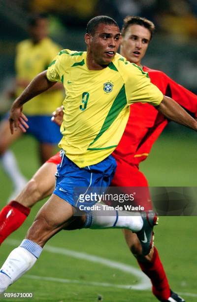 Fin Brazil - Belgium, World Cup 2002 /Ronaldo, Simons Timmy, Brazilie, Red Devils, Rode Duivels, Bresil /Diables Rouges, Belgique, Belgie /Copyright...