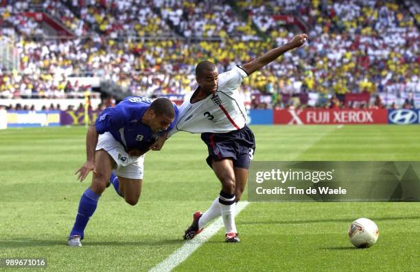 Final England - Brazil, World Cup 2002 /Ronaldo, Ashley Cole /Brazilie, United Kingdom, Angleterre, Br?Sil, Bresil, Copyright Corbis,...