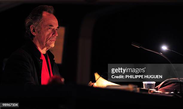 French conductor Jean-Claude Casadesus conducts "Carmen" by Georges Bizet rehearsal on May 7, 2010 at L'Opéra de Lille, northern France. The opera...
