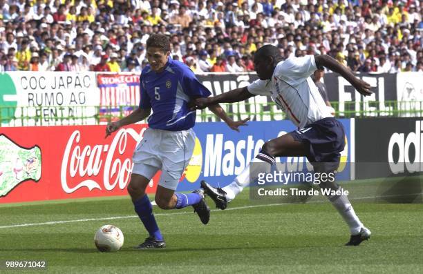 Final England - Brazil, World Cup 2002 /Edmilson, Emile Heskey, Brazilie, United Kingdom, Angleterre, Br?Sil, Bresil, Copyright Corbis,...
