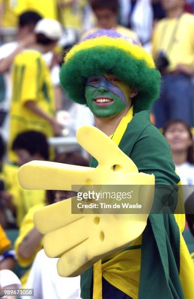 Final England - Brazil, World Cup 2002 /Supporters, Fans, Brazilie, United Kingdom, Angleterre, Br?Sil, Bresil, Copyright Corbis, W<Ww.Iso-Sport.Be