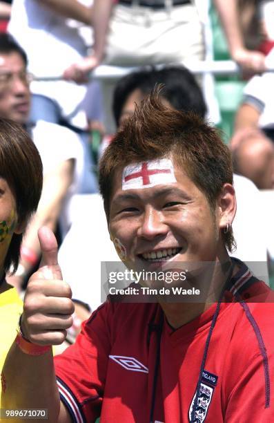 Final England - Brazil, World Cup 2002 /Supporters, Fans, Brazilie, United Kingdom, Angleterre, Br?Sil, Bresil, Copyright Corbis, W<Ww.Iso-Sport.Be