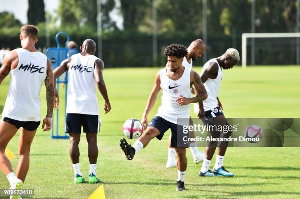 Keagan Dolly of Montpellier during Montpellier first training session of new season 2018/2019 on July 2, 2018 in Montpellier, France.