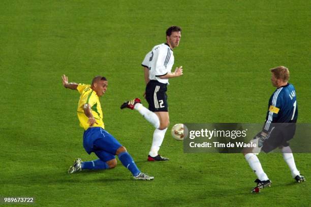 Final, Germany - Brazil, Wc 2002 /Ronaldo, Linke Thomas, Kahn Oliver /Allemagne, Duitsland, Bresil, Brasil,